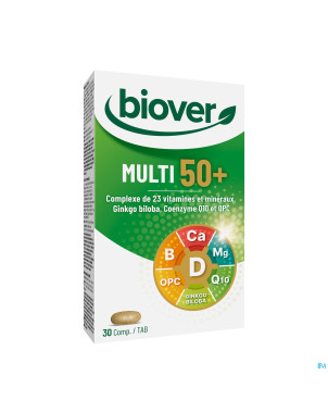 Biover multivitamine 50+ comp 30