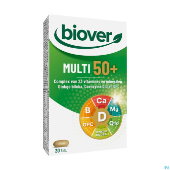 Biover multivitamine 50+ comp 30
