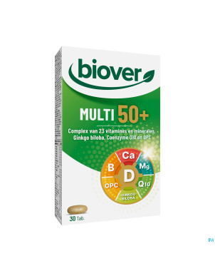 Biover multivitamine 50+ comp 30