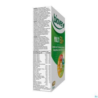 Biover multivitamine 50+ comp 30
