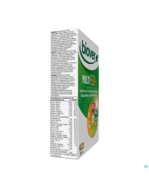 Biover multivitamine 50+ comp 30