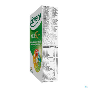 Biover multivitamine 50+ comp 30