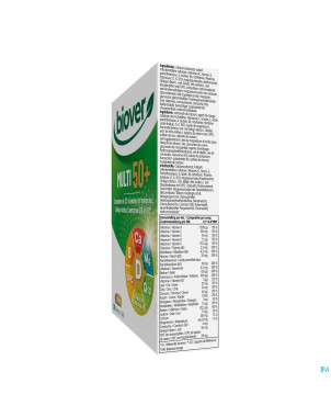 Biover multivitamine 50+ comp 30