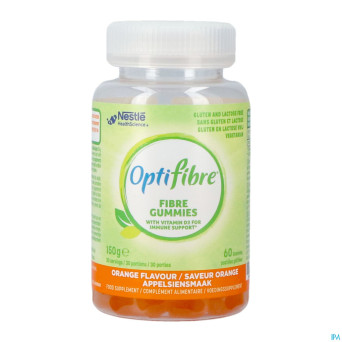 Nestle optifibre fibre orange    gommes 60