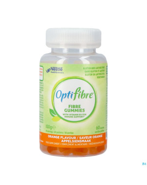 Nestle optifibre fibre orange    gommes 60