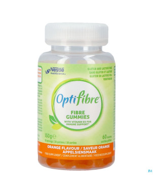 Nestle optifibre fibre orange    gommes 60