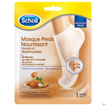 Scholl masque pieds miel&amande    30g
