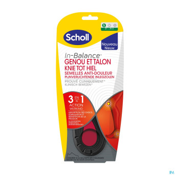 Scholl semelles a/douleur genou&talon s    1 paire