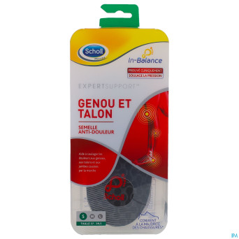Scholl semelles a/douleur genou&talon s    1 paire