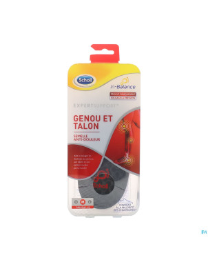 Scholl semelles a/douleur genou&talon m    1 paire