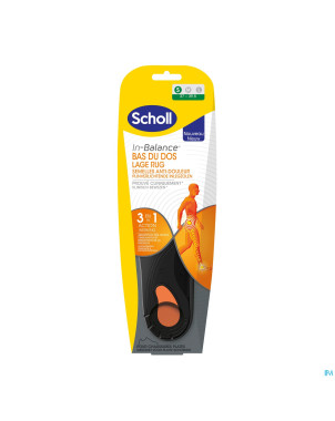 Scholl semelles a/douleur bas dos s    1 paire