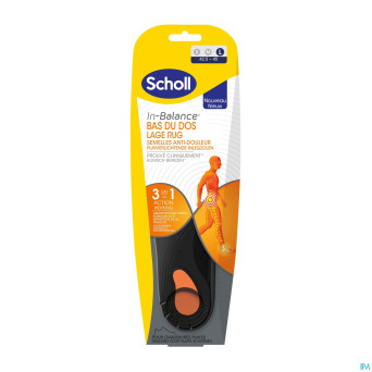Scholl semelles a/douleur bas dos l    1 paire