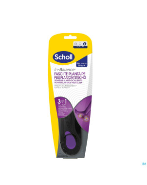 Scholl semelles a/douleur faciite plant. l 1 paire