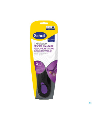 Scholl semelles a/douleur faciite plant. l 1 paire