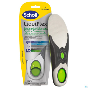 Scholl semelles liquiflex soutien quotid.s 1 paire