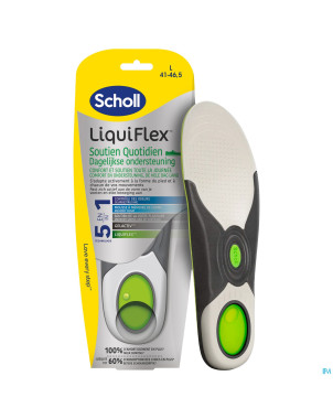 Scholl semelles liquiflex soutien quotid.l 1 paire