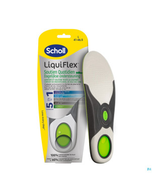 Scholl semelles liquiflex soutien quotid.l 1 paire