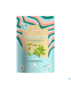 Wondr shampooing healthy herbs recharge 40g