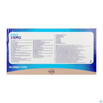 Prozero chocolat    18x250ml