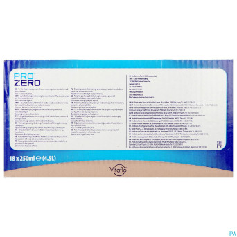 Prozero chocolat    18x250ml