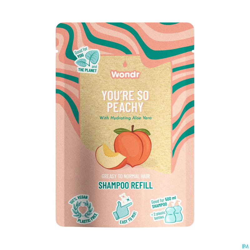 Wondr shampooing you are so peachy recharge 40g