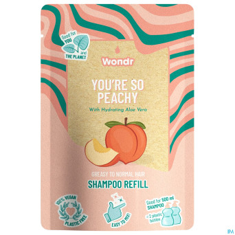 Wondr shampooing you are so peachy recharge 40g