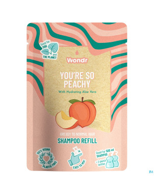 Wondr shampooing you are so peachy recharge 40g