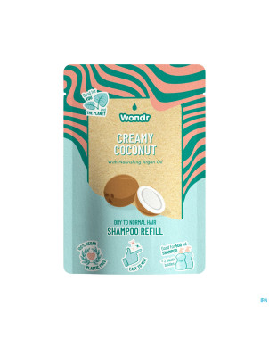 Wondr shampooing creamy coconut recharge 40g