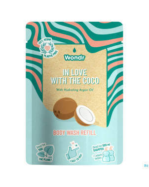 Wondr gel douche in love with coco recharge 40g