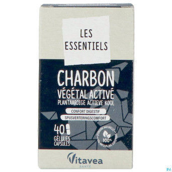 Vitavea charbon vegetal active    caps 40