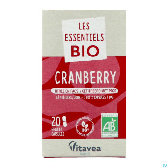 Vitavea cranberry bio    caps 20