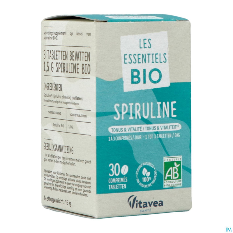 Vitavea spiruline bio    comp 30