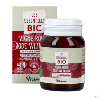Vitavea vigne rouge bio    caps 40