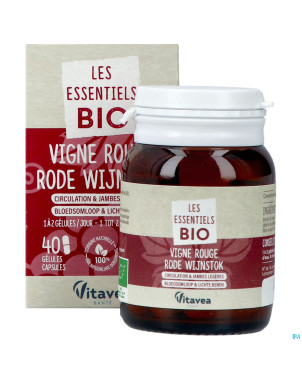 Vitavea vigne rouge bio    caps 40