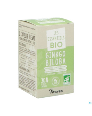 Vitavea ginko biloba bio    caps 30