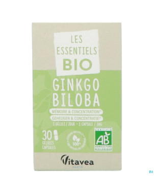 Vitavea ginko biloba bio    caps 30