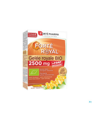Gelee royale 2500mg bio    20x10ml