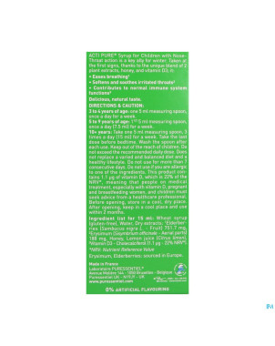 Puressentiel respiratoire sirop actipure fam.125ml