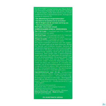 Puressentiel respiratoire sirop actipure fam.125ml