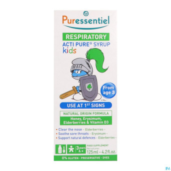 Puressentiel respiratoire sirop actipure fam.125ml