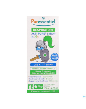 Puressentiel respiratoire sirop actipure fam.125ml