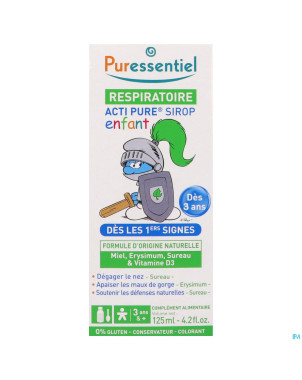 Puressentiel respiratoire sirop actipure fam.125ml