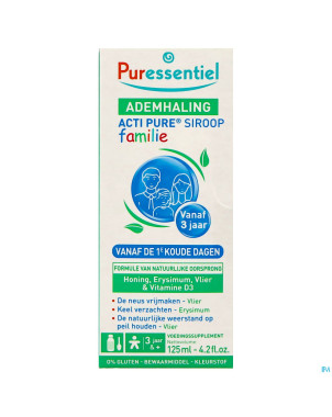 Puressentiel respiratoire sirop actipure fam.125ml