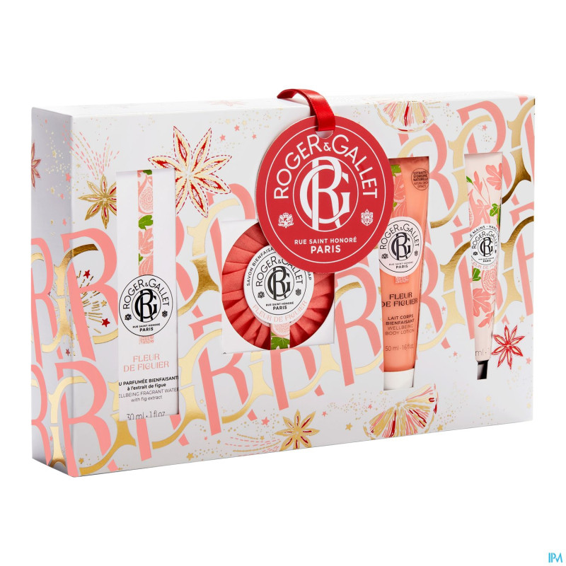 Roger&gallet set noel rit fleur figuier 4 prod.