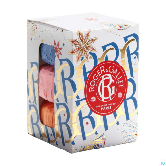 Roger&gallet set noel multi 3 savons 100g 3 prod.
