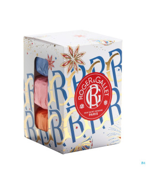 Roger&gallet set noel multi 3 savons 100g 3 prod.