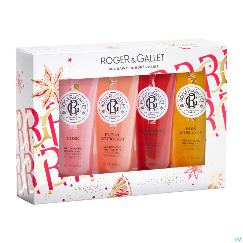 Roger&gallet set noel multi 4 douche 4 prod.