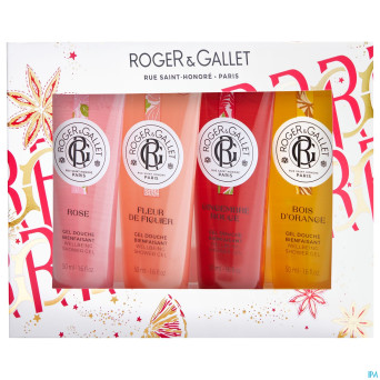 Roger&gallet set noel multi 4 douche 4 prod.