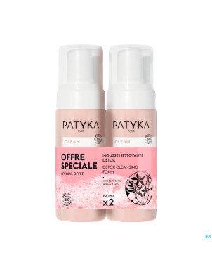 Patyka duo detox mousse clean 2x150ml