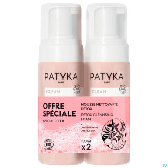 Patyka duo detox mousse clean 2x150ml